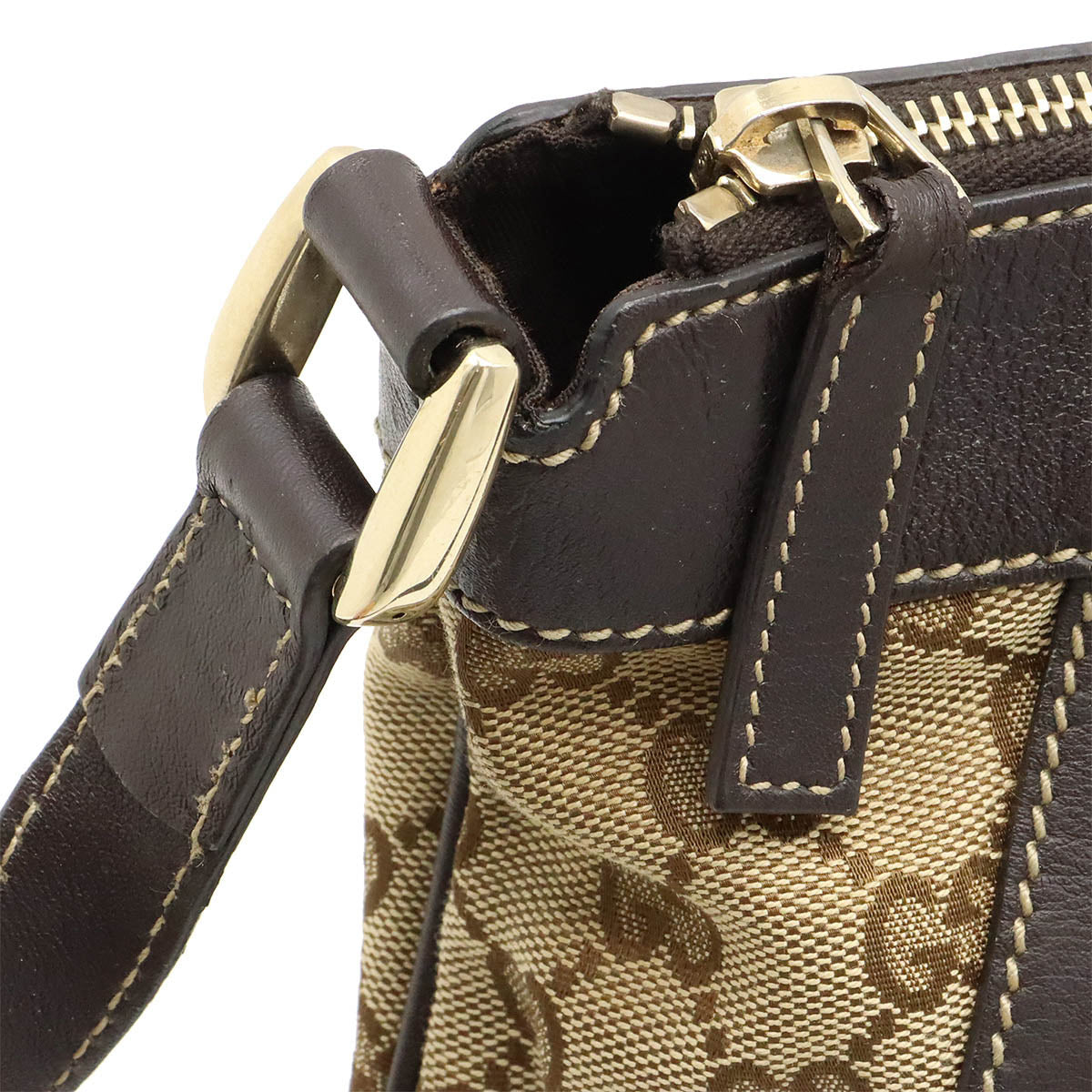 Gucci GG Canvas Abbey Shoulder Bag 203257 in Very Good Condition