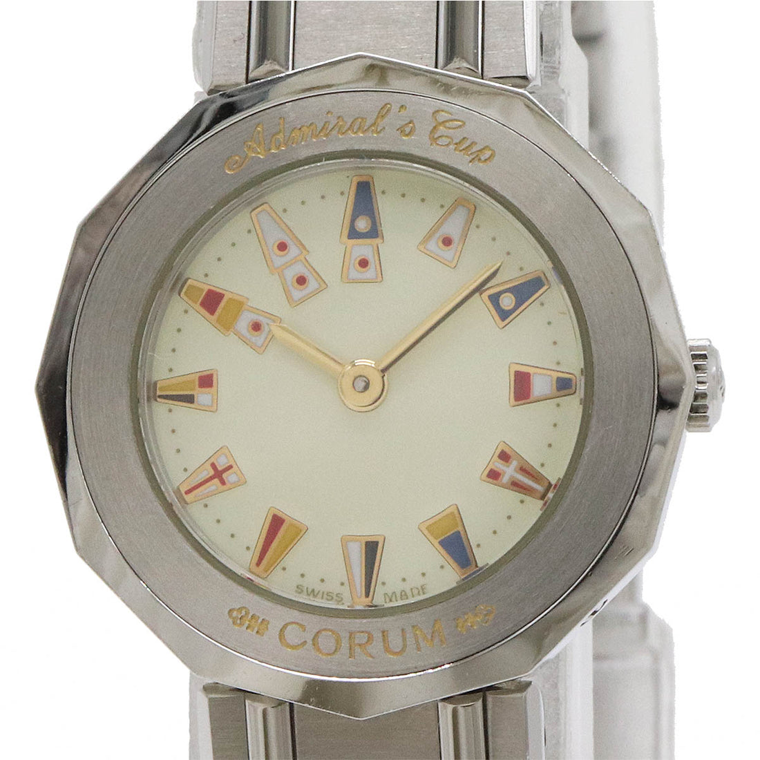 CORUM Admiral's Cup Quartz Watch 24.830.20 in Great Condition