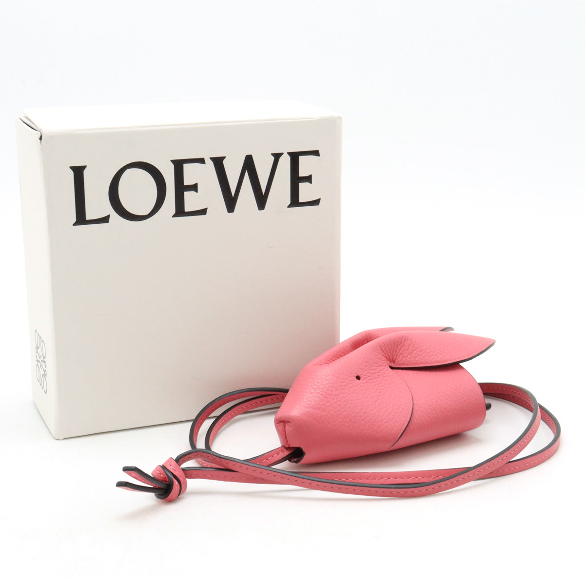 Loewe Leather Bunny Key Card Holder C623T02X01 in Pristine Condition