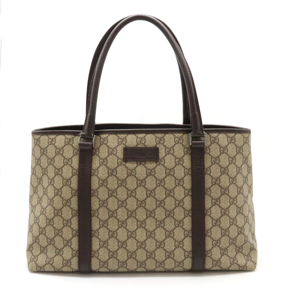 Gucci GG Supreme GG Plus Tote Bag PVC Leather 114595