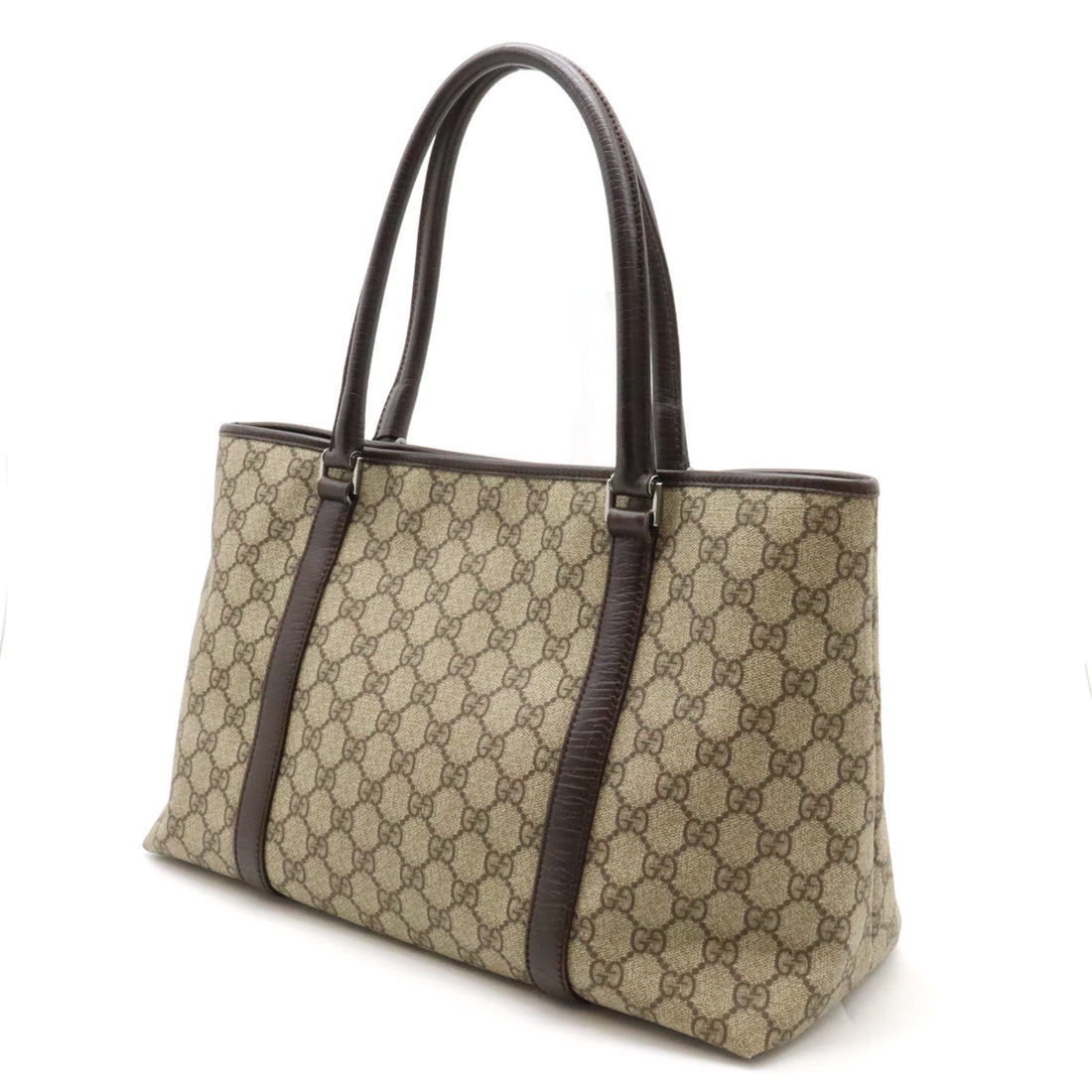 Gucci GG Supreme GG Plus Tote Bag PVC Leather 114595