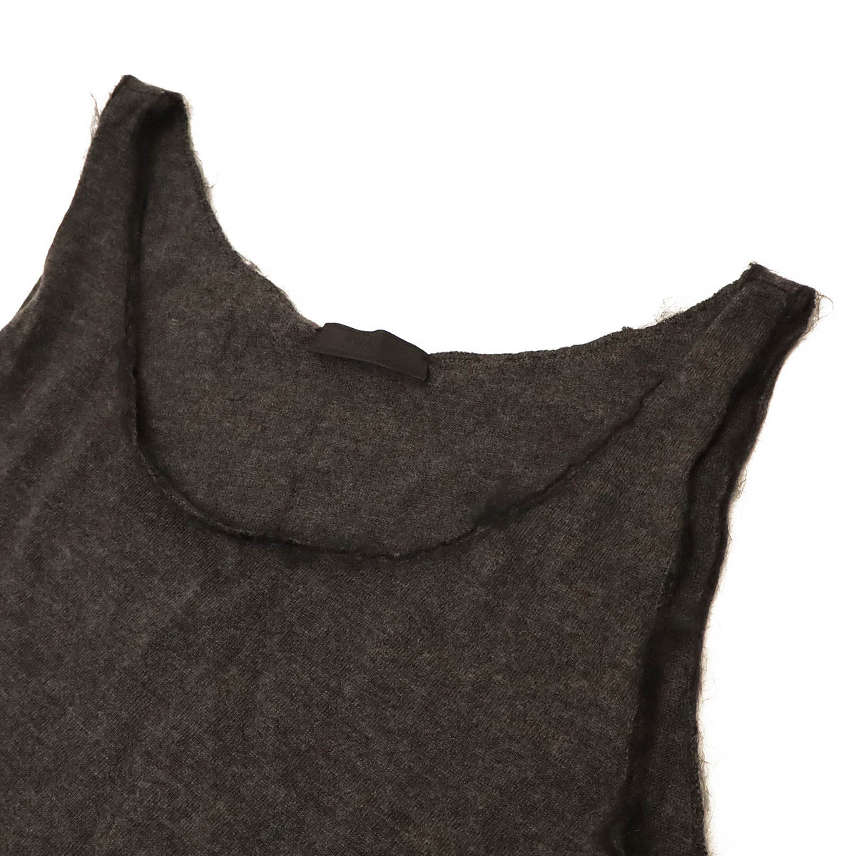 Prada Cashmere Silk Tank Top Dark Gray in Great Condition