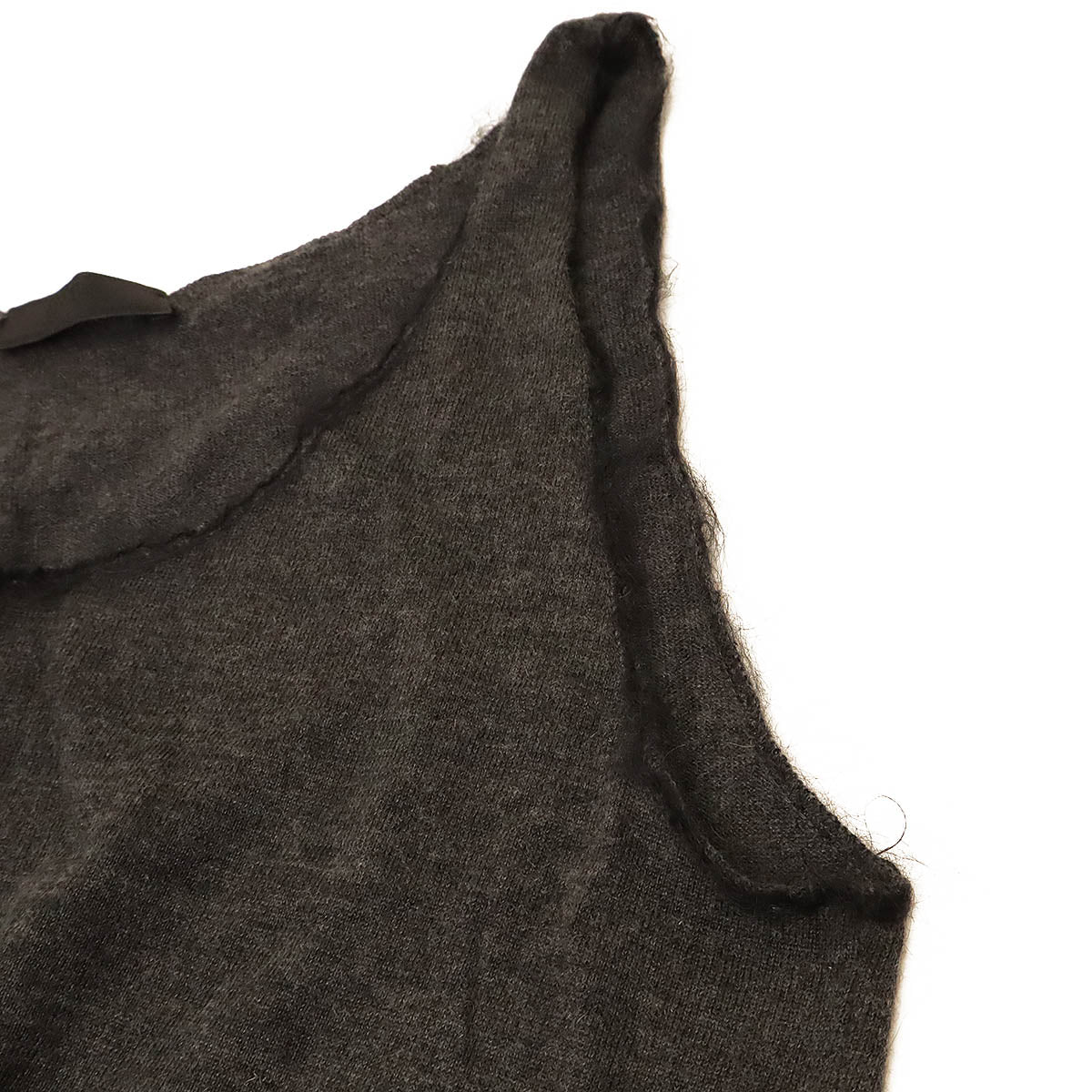 Prada Cashmere Silk Tank Top Dark Gray in Great Condition