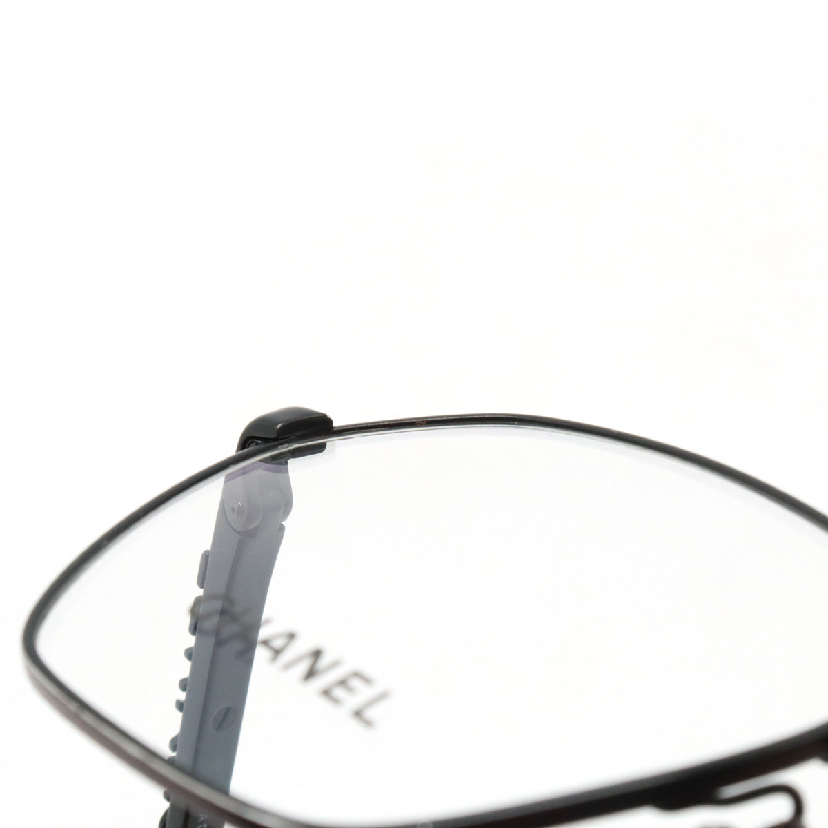 Chanel Eyeglasses Hexagon Frame Black Dark Navy 2204 in Pristine Condition