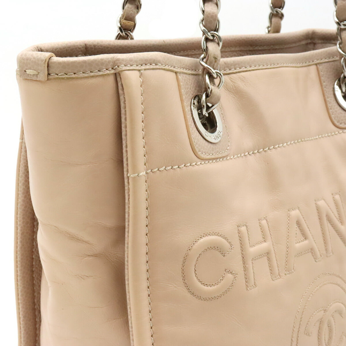 Chanel Deauville Chain Tote Bag A93256