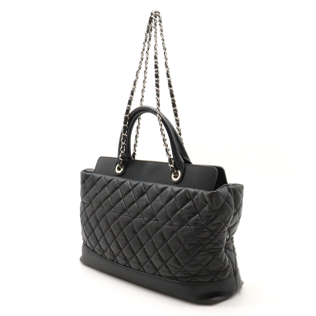 Chanel Leather Coco Mark Matelasse Portobello Tote