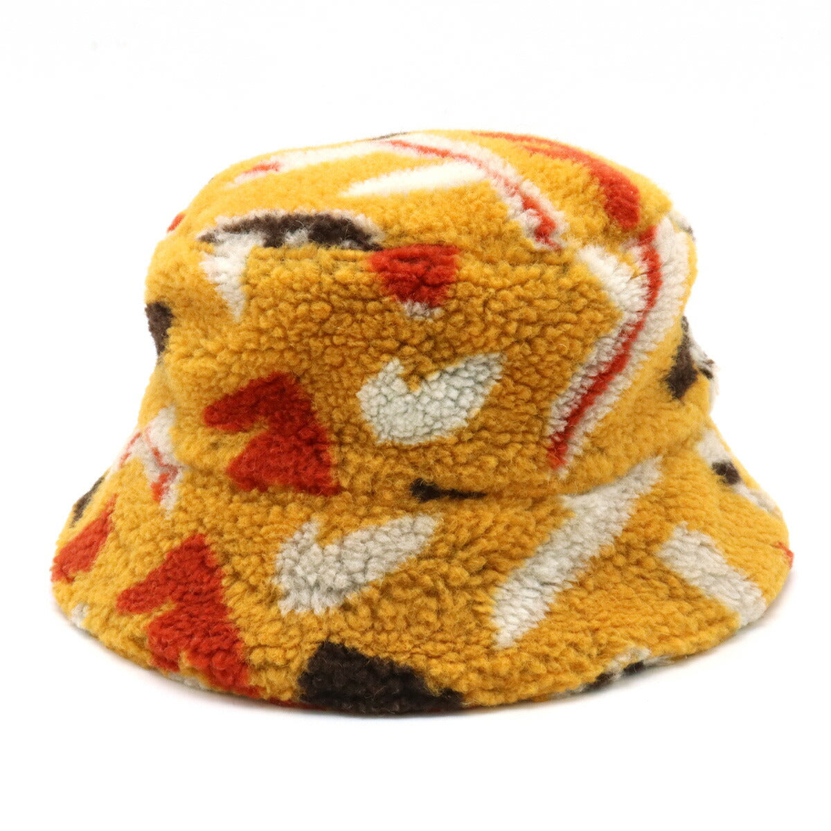 Fendi Bucket Hat Polyester Wool Yellow