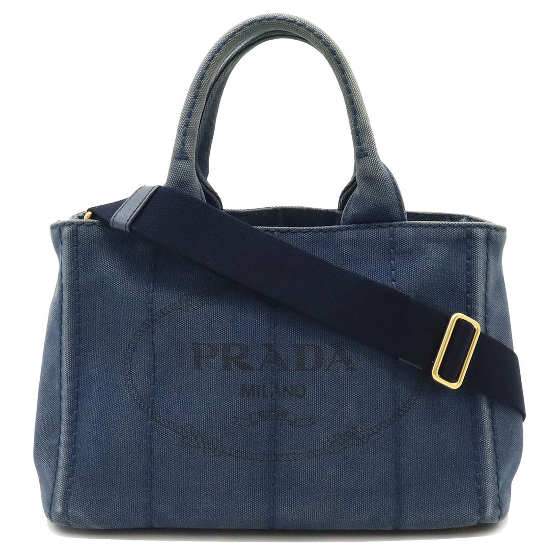 Prada Canapa Canvas Tote Bag 1BG439