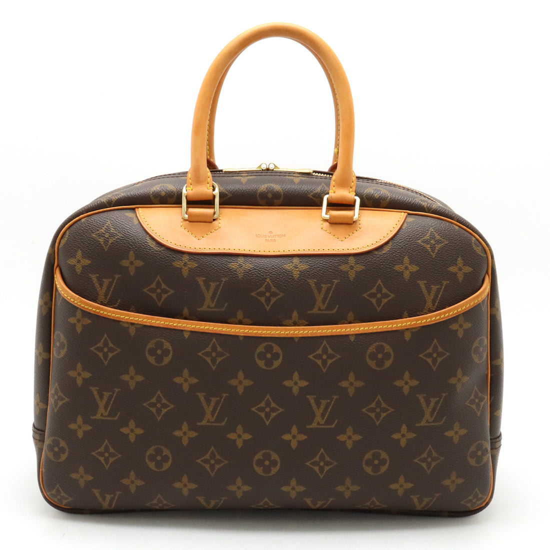 Louis Vuitton Monogram Bowling Vanity Deauville Handbag M47270