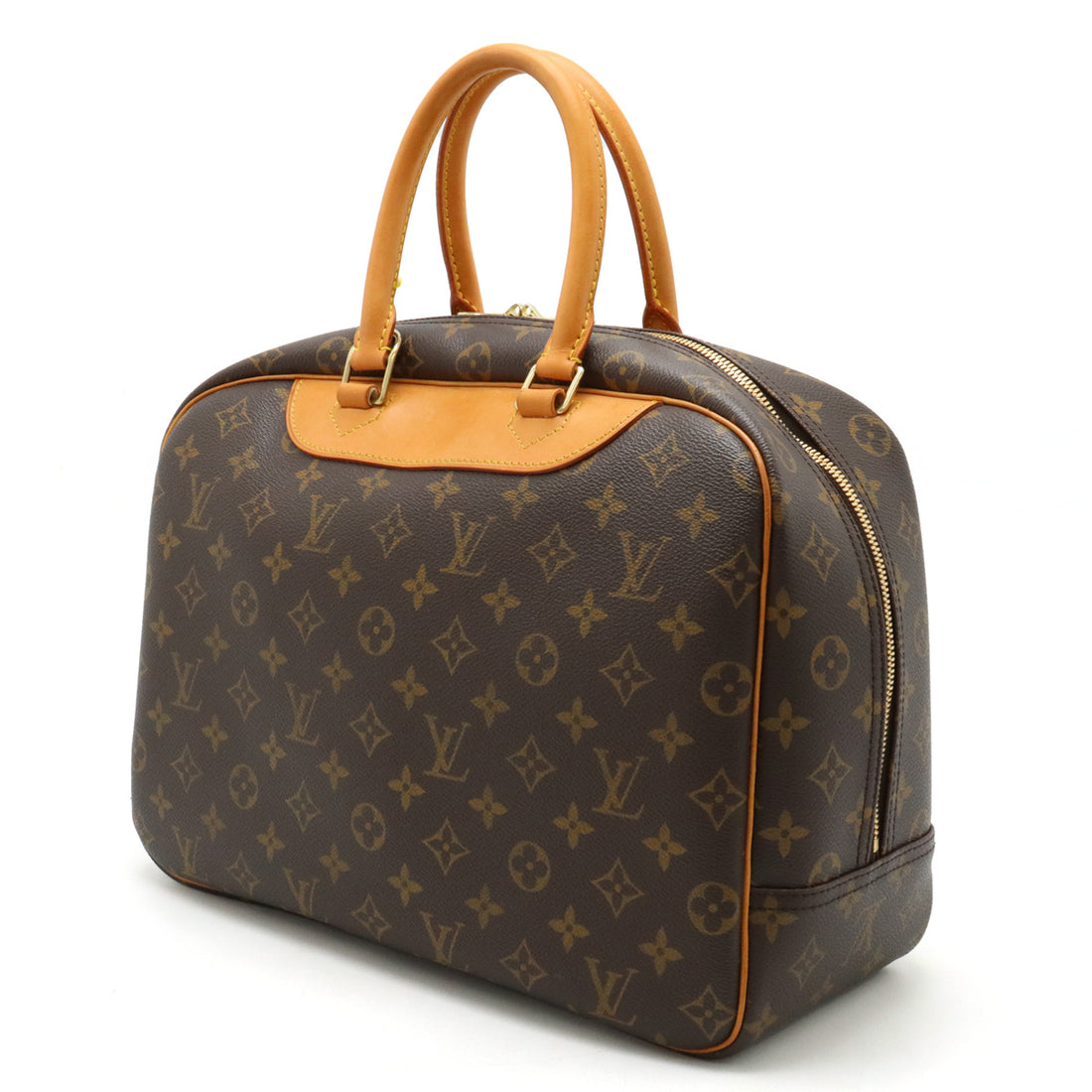 Louis Vuitton Monogram Bowling Vanity Deauville Handbag M47270