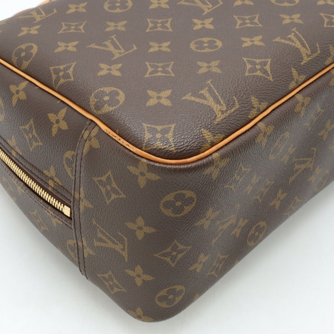 Louis Vuitton Monogram Bowling Vanity Deauville Handbag M47270