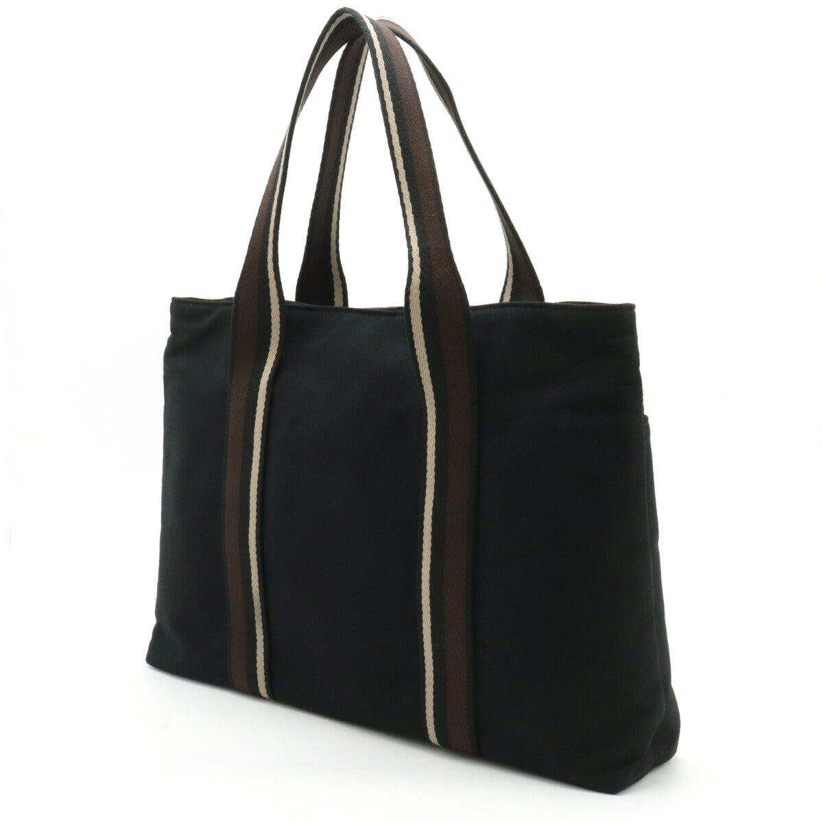 Hermes Canvas Leather Tote Bag