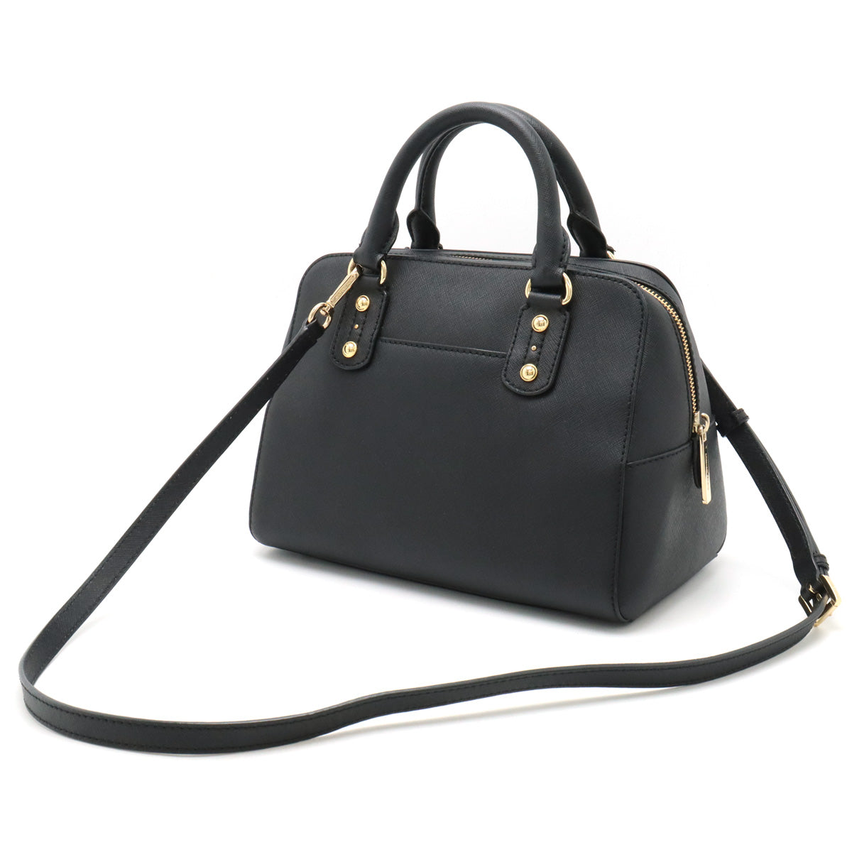 Michael Kors Leather 2WAY Handbag Black