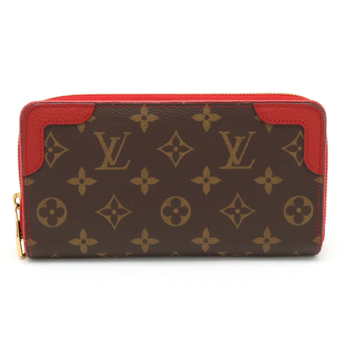 Louis Vuitton Monogram Zippy Wallet Retiro Leather M61854 in Great Condition