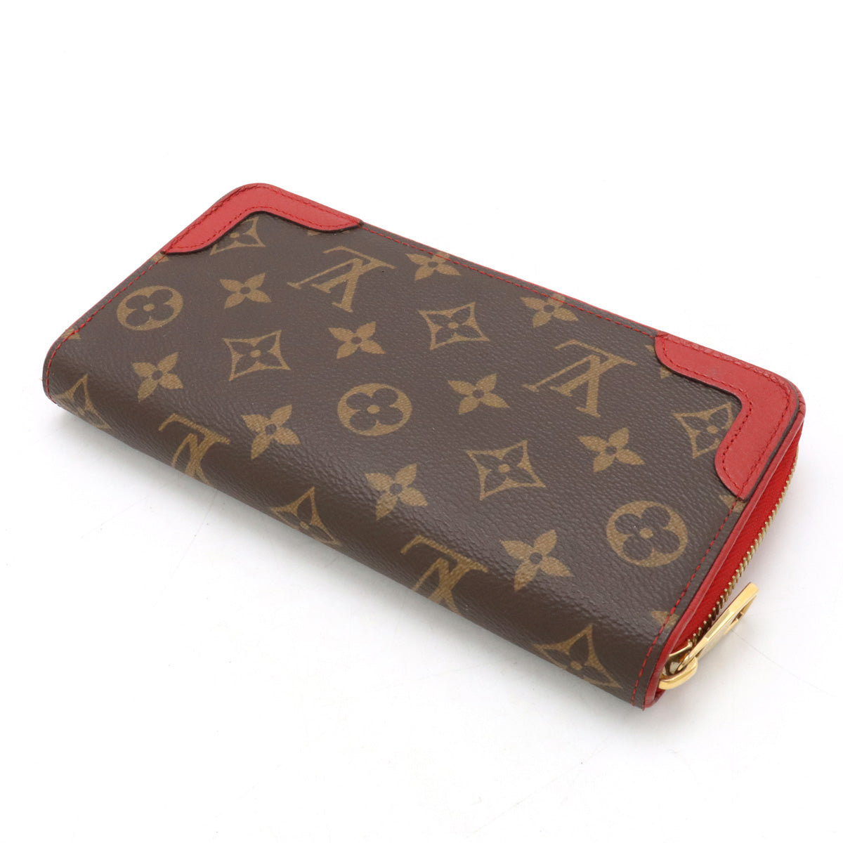 Louis Vuitton Monogram Zippy Wallet Retiro Leather M61854 in Great Condition