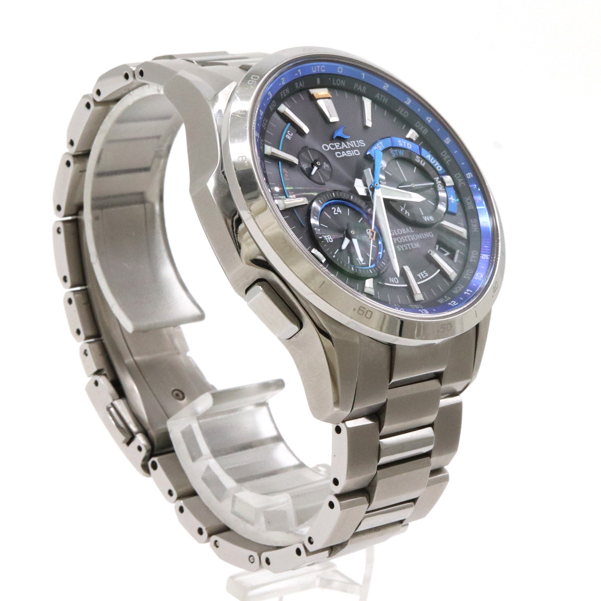 CASIO OCEANUS GPS Hybrid Solar Titanium Men's Watch OCW-G1000