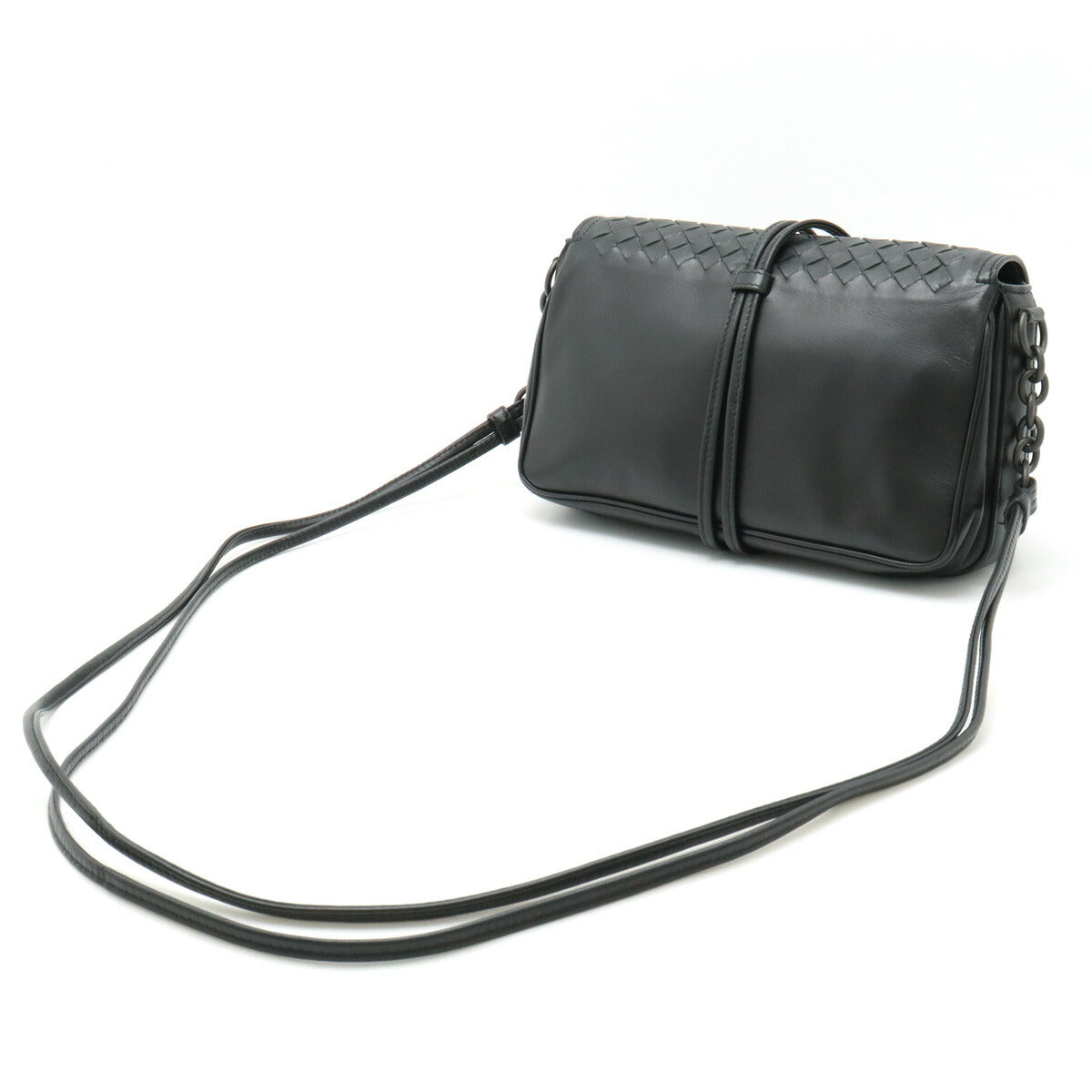 Bottega Veneta Leather Intrecciato Shoulder Bag