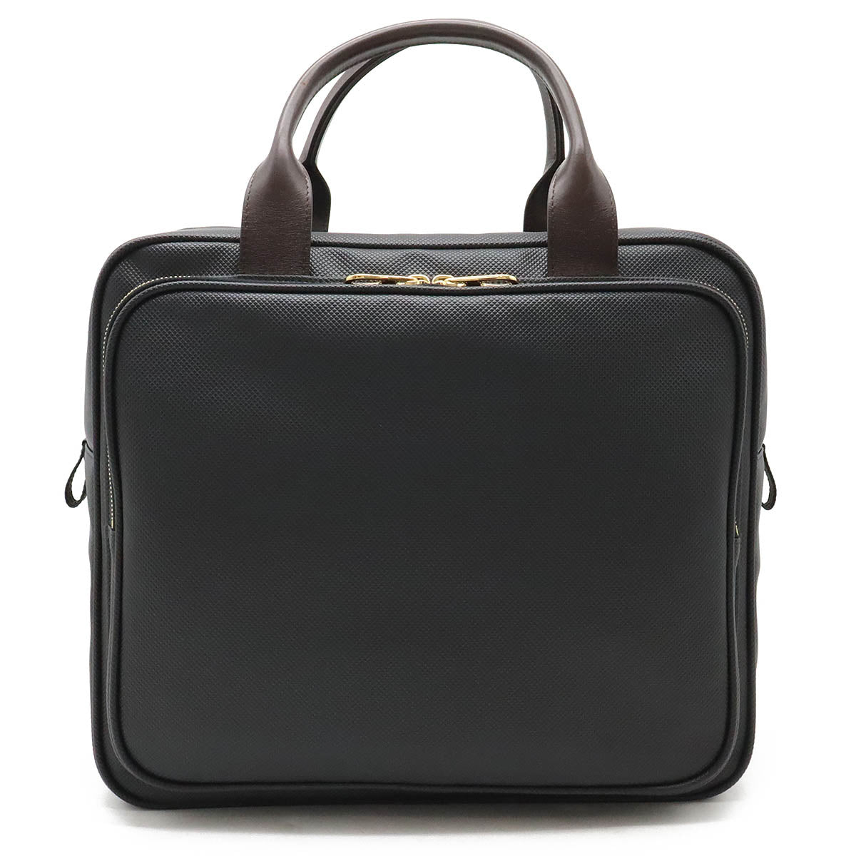 Bottega Veneta Leather Briefcase Black Brown