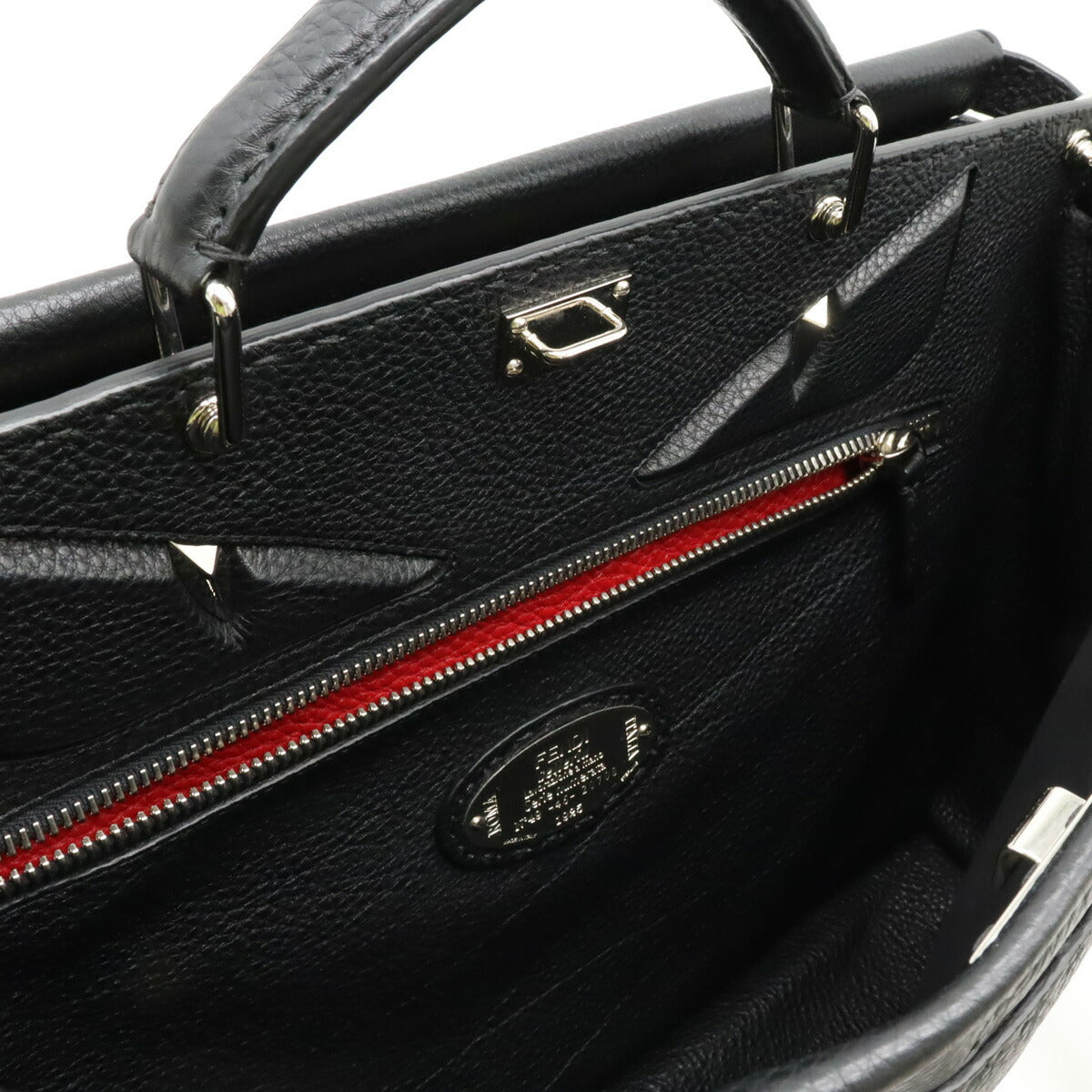 Fendi Peekaboo Leather Business Bag 2WAY