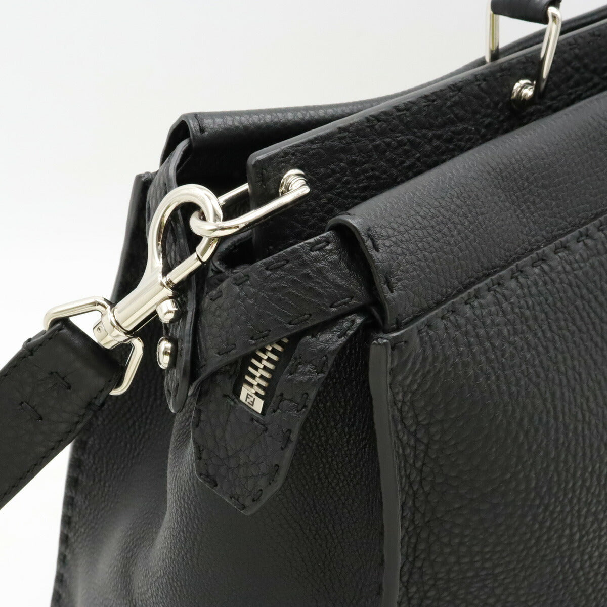 Fendi Peekaboo Leather Business Bag 2WAY