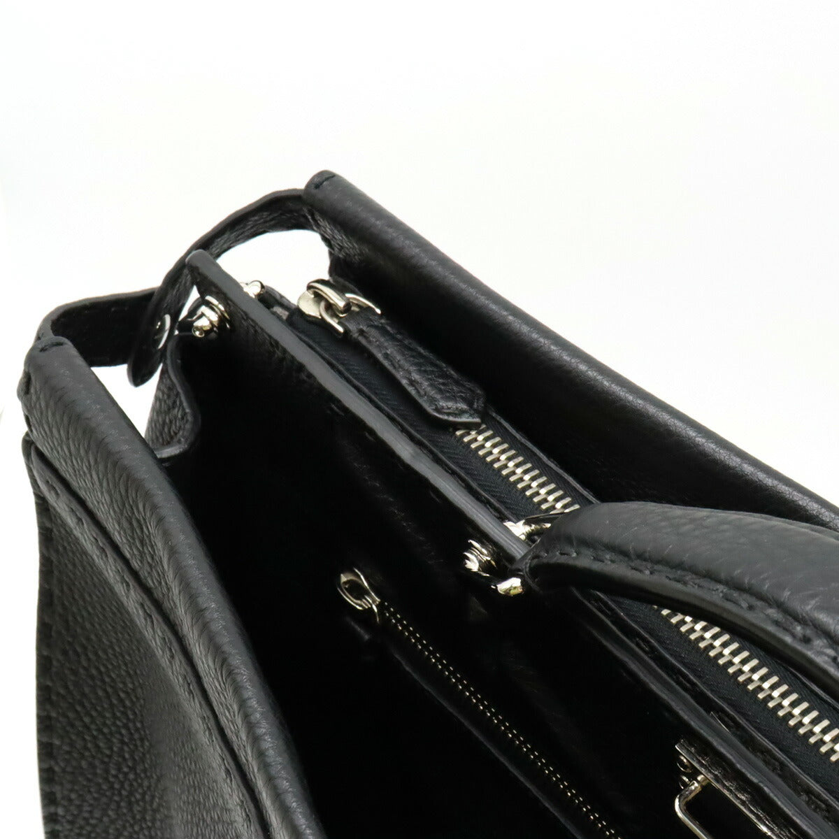 Fendi Peekaboo Leather Business Bag 2WAY