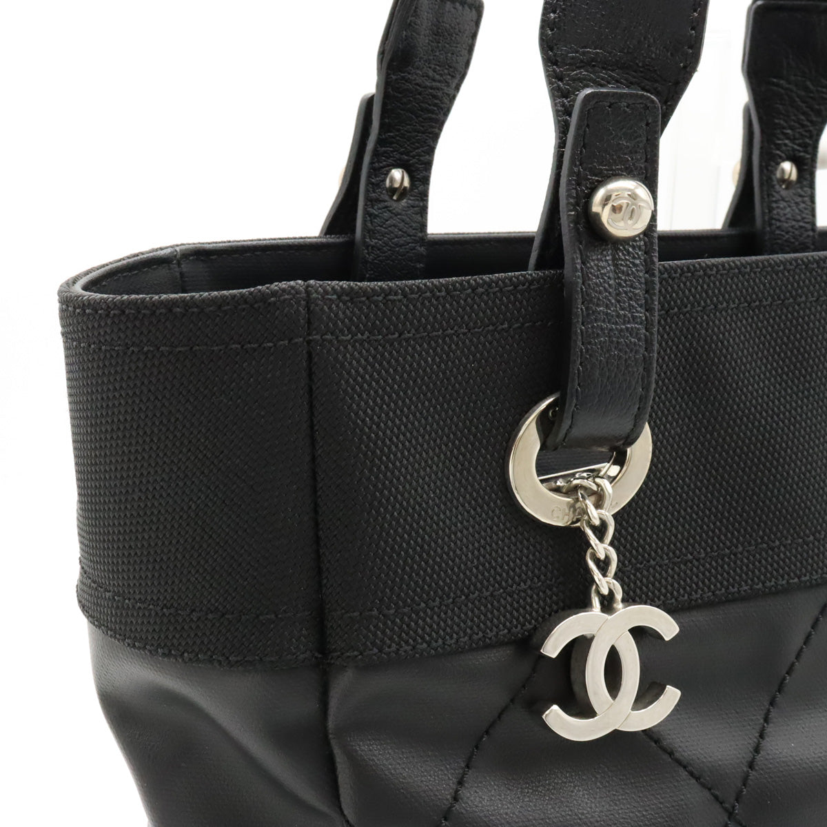 Chanel Paris Biarritz Tote PM Black A34208