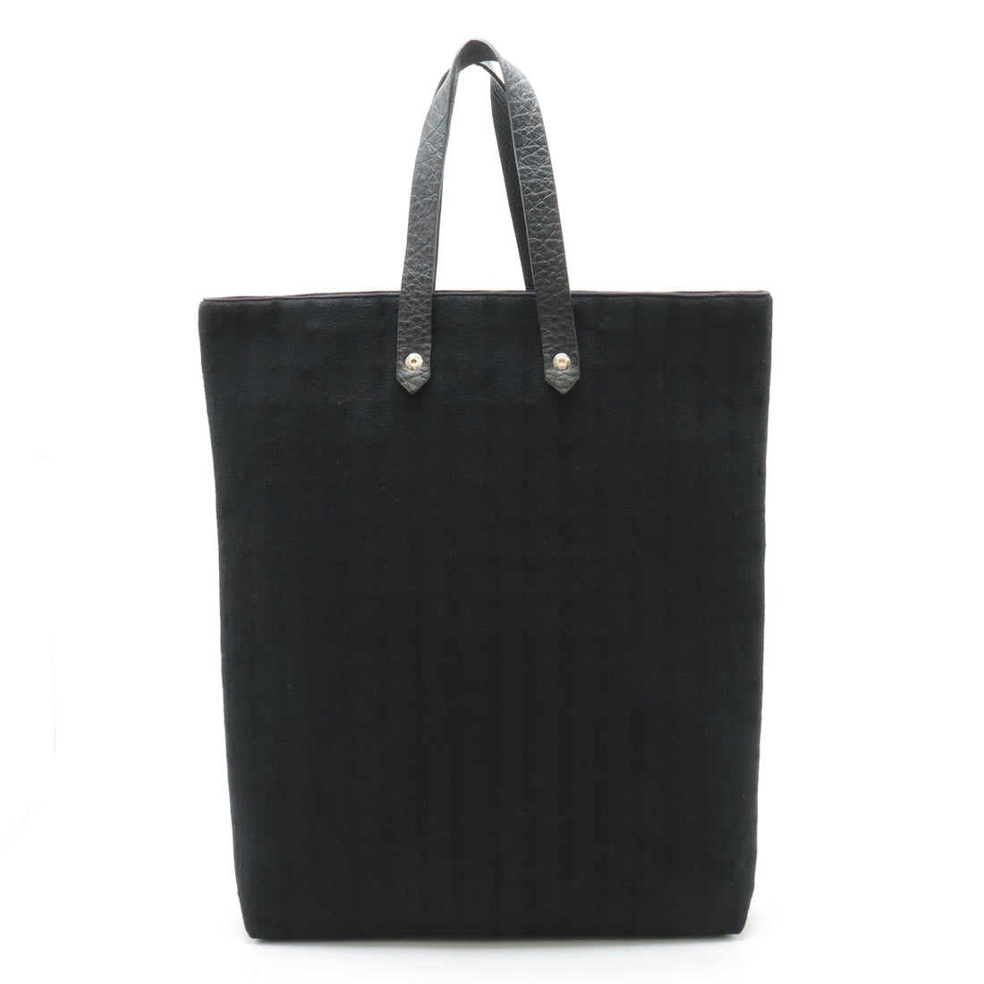 Hermes Amedaba Diago GM Cotton Canvas Leather Tote Bag