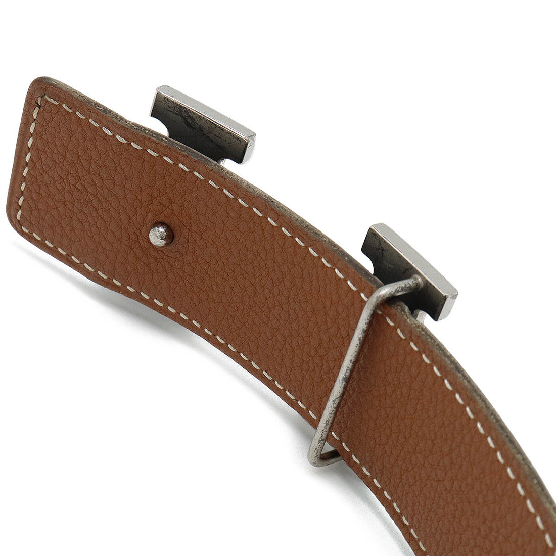 Hermes Constance H Reversible Leather Belt