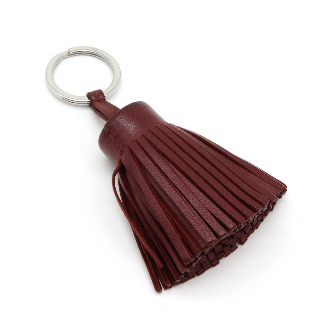 Hermes Carmen Leather Keyring Keychain