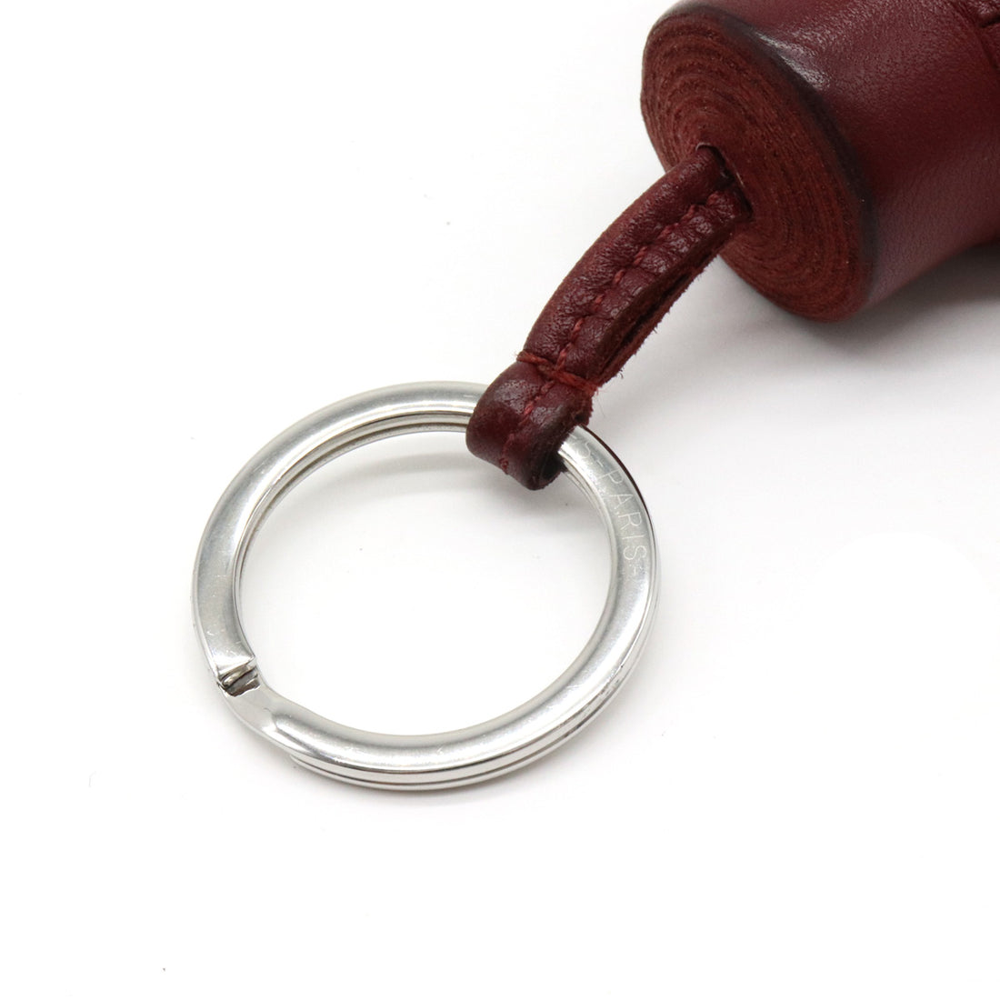 Hermes Carmen Leather Keyring Keychain