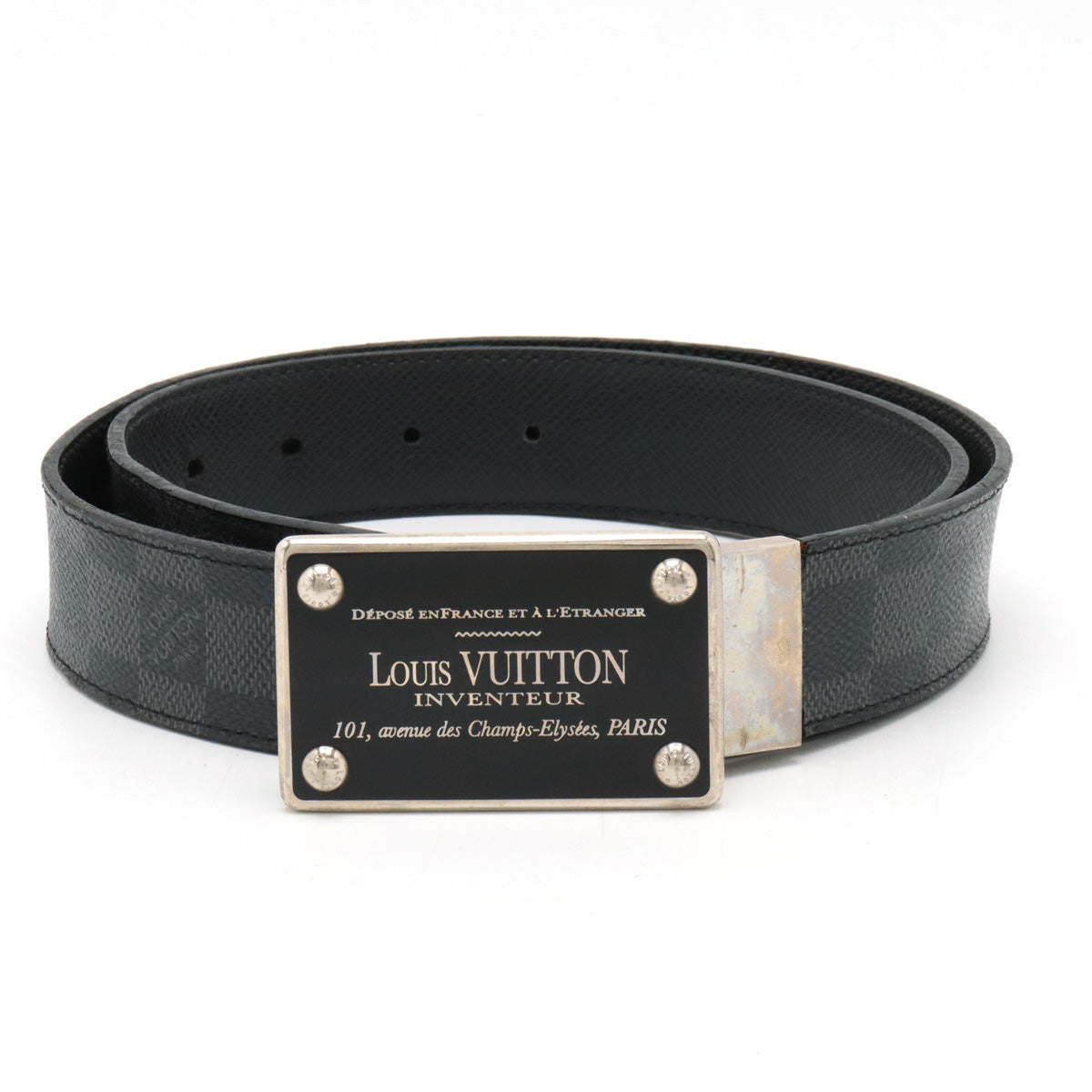 Louis Vuitton Damier Graphite Reversible Belt M9632V