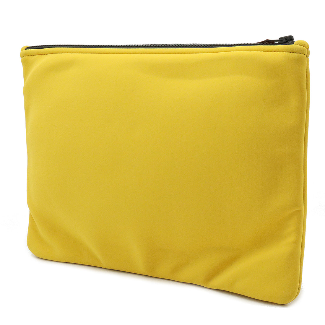 Hermes Neobain GM Clutch Bag Polyamide Elastane Leather Yellow