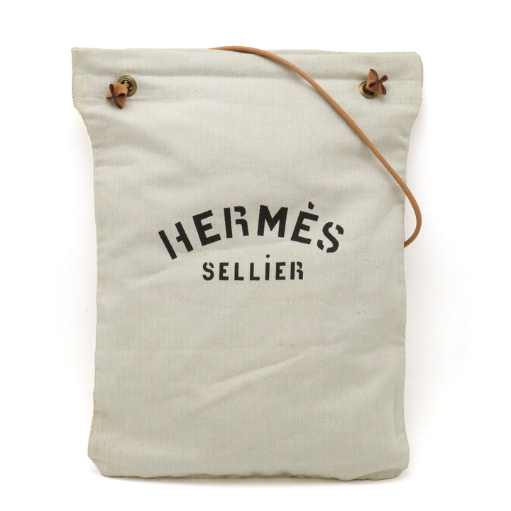 Hermes Aline GM Shoulder Bag Toile Chevron Leather