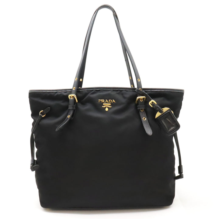 Prada Nylon Leather Tote Bag BR4997