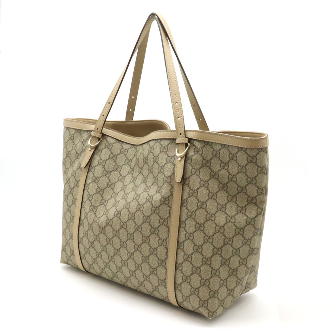 Gucci GG Supreme Tote Bag Beige 309613