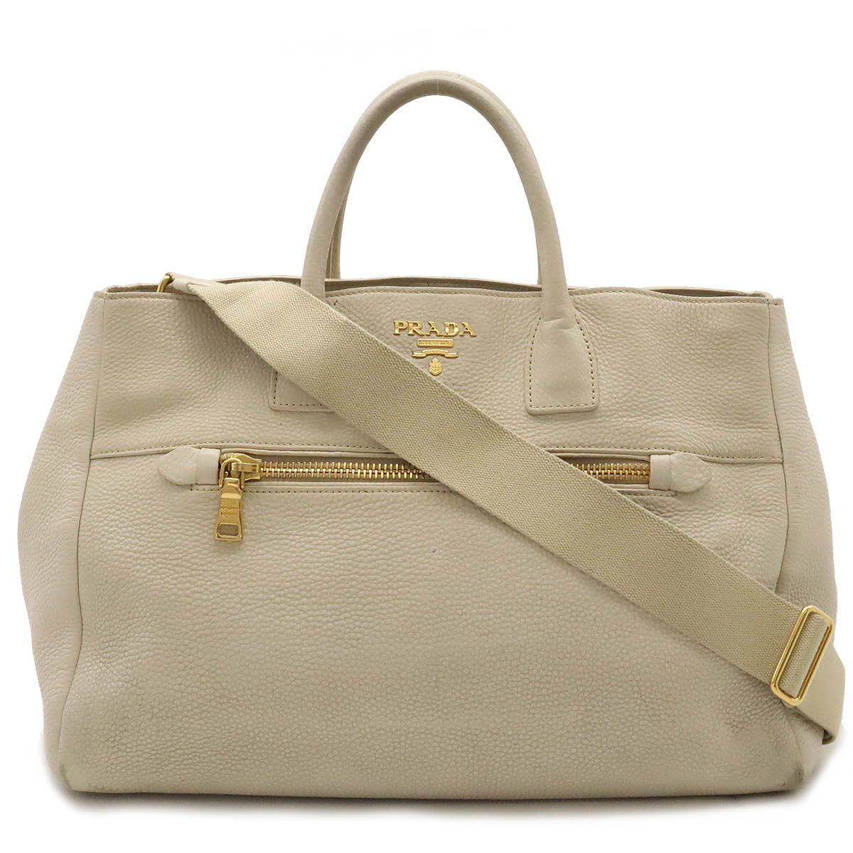 Prada Leather Tote Bag BN2545