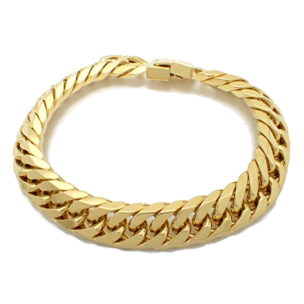 K18YG KIHEI Bracelet 18K Gold 99.8g 22cm in Very Good Condition