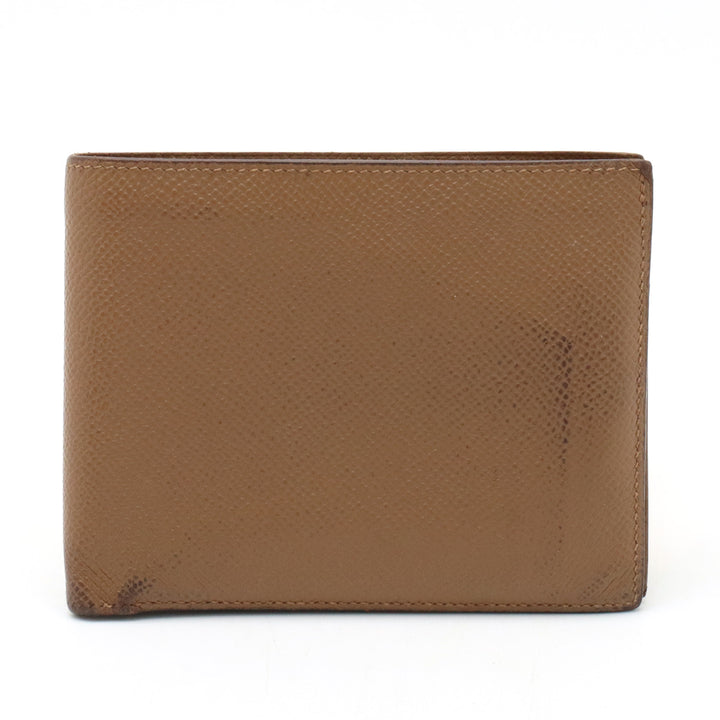 Hermes MC2 Galilee Bifold Wallet Brown Leather