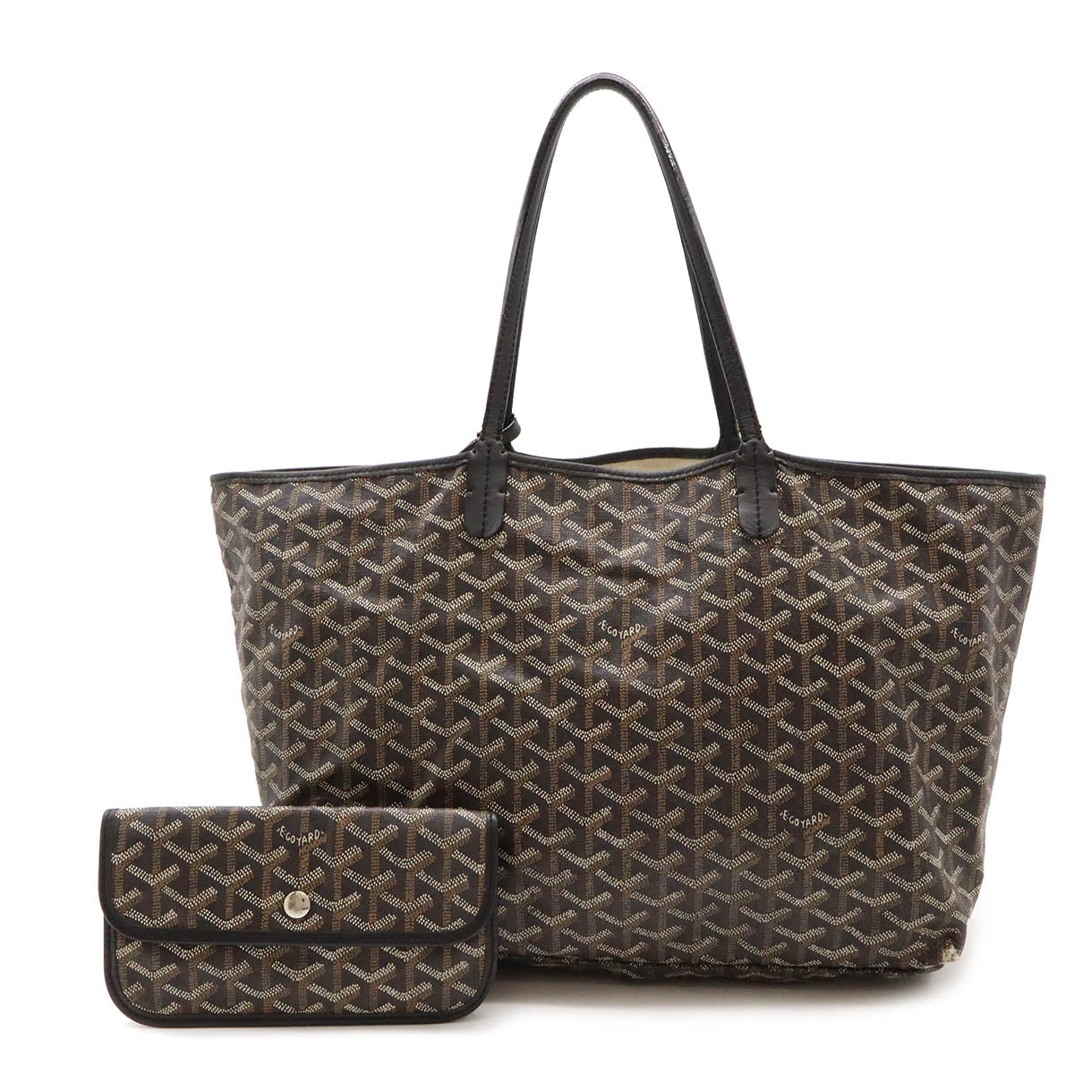 Goyard St. Louis PM Tote Bag Coated Canvas Leather