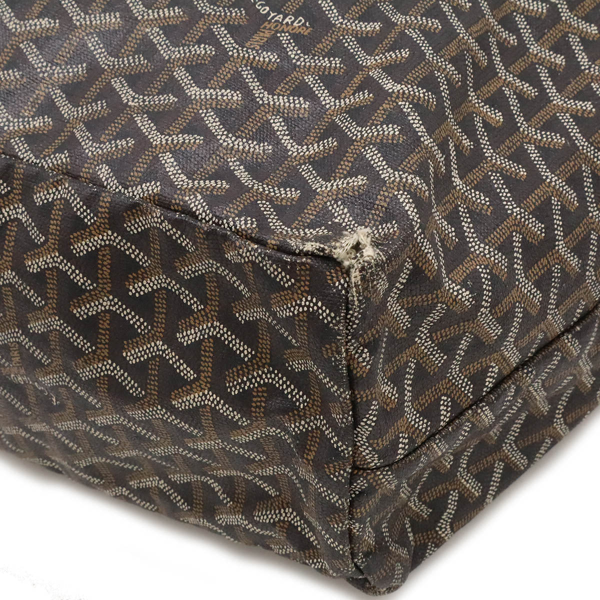 Goyard St. Louis PM Tote Bag Coated Canvas Leather