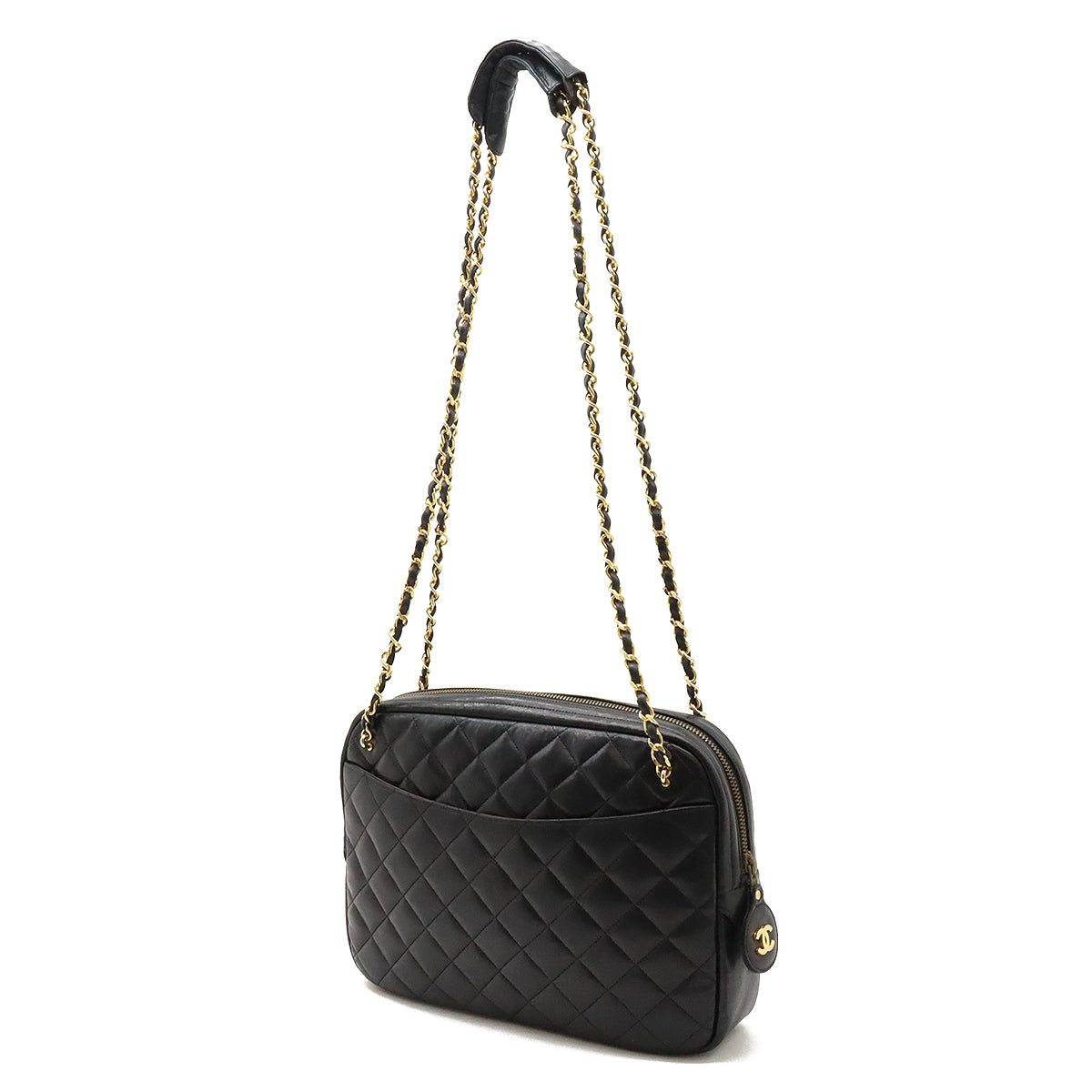 Chanel Leather Matelasse Chain Shoulder Bag in Very Good Condition