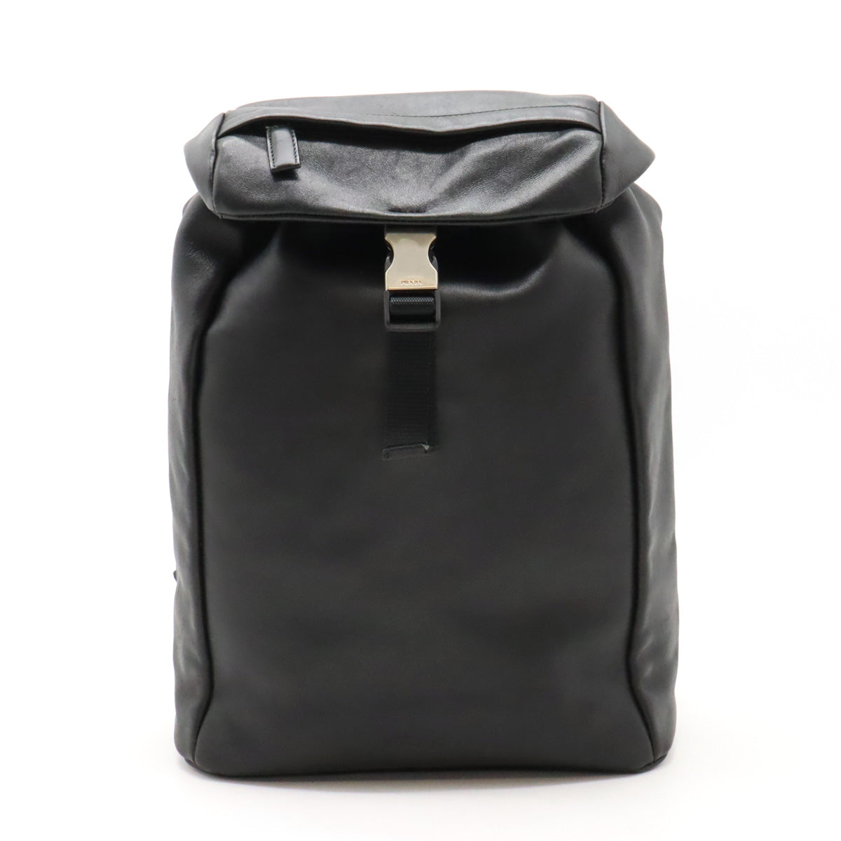 Prada Leather Backpack Black B9462