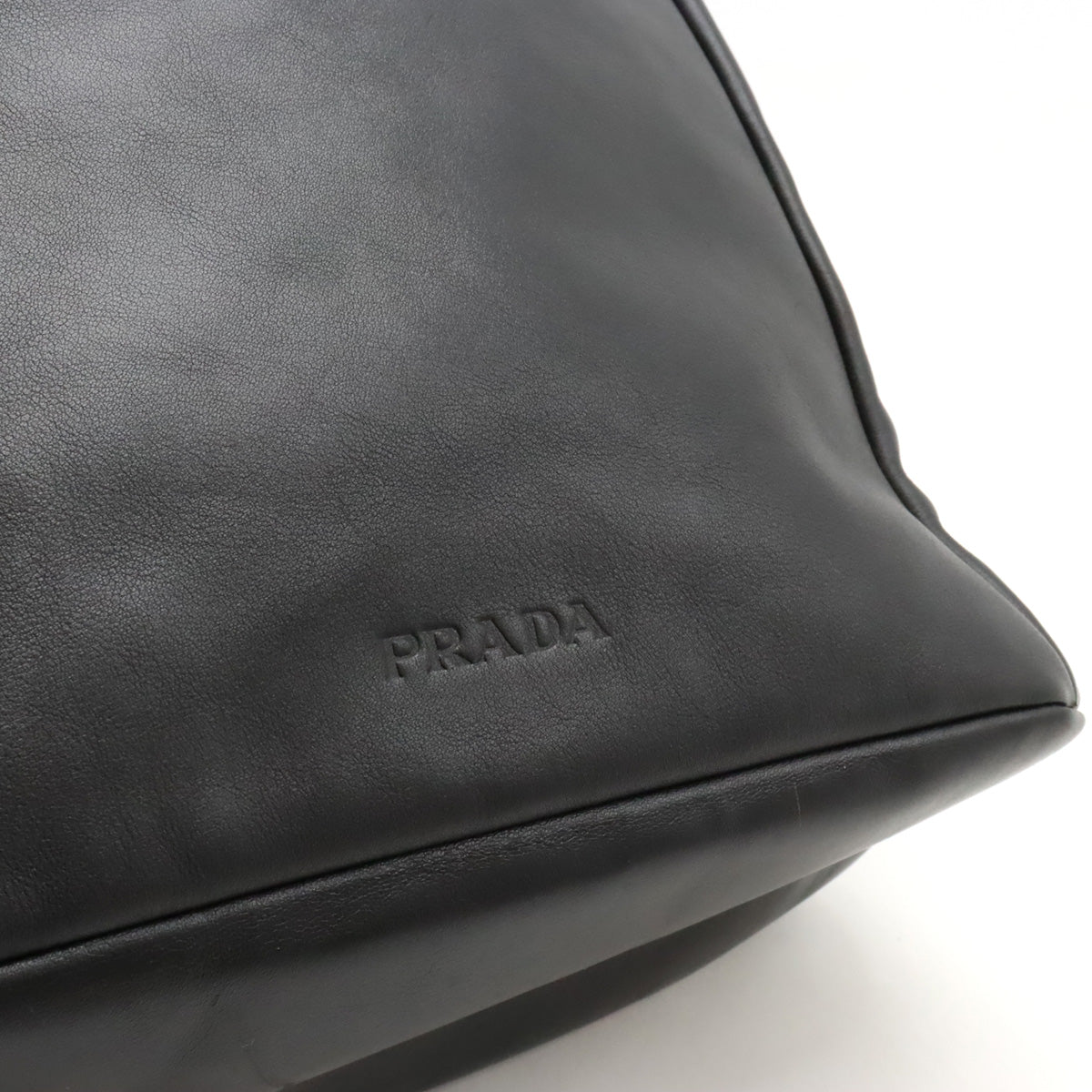 Prada Leather Backpack Black B9462