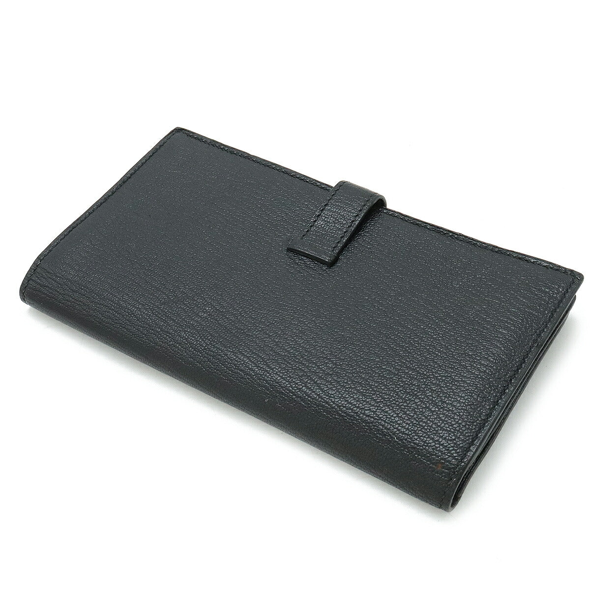 Hermes Chevre Bearn Souffle Long Wallet Black