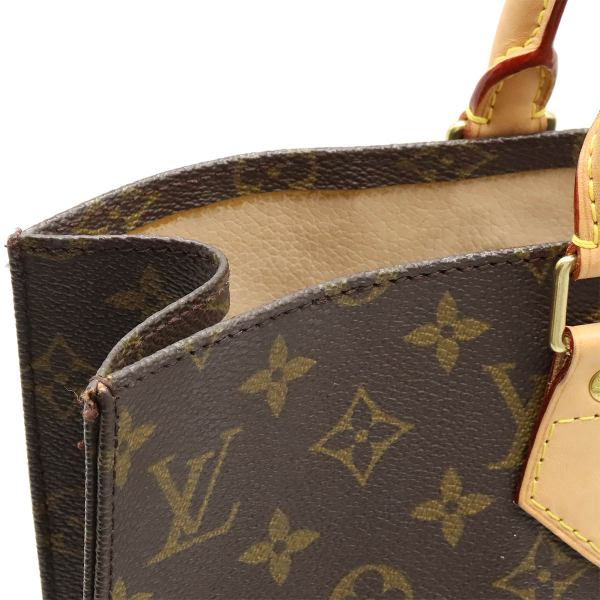 Louis Vuitton Monogram Sac Plat Tote Bag M51140