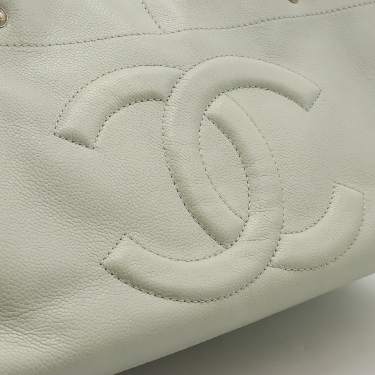 Chanel Caviar Skin Coco Mark Matelasse Tote Bag in Good Condition