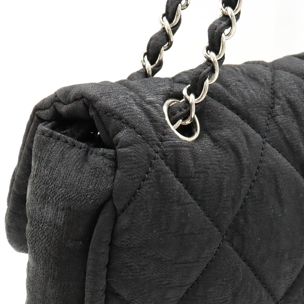 Chanel Matelasse Coco Mark Coated Nylon Chain Shoulder Bag A39078 in Good Condition