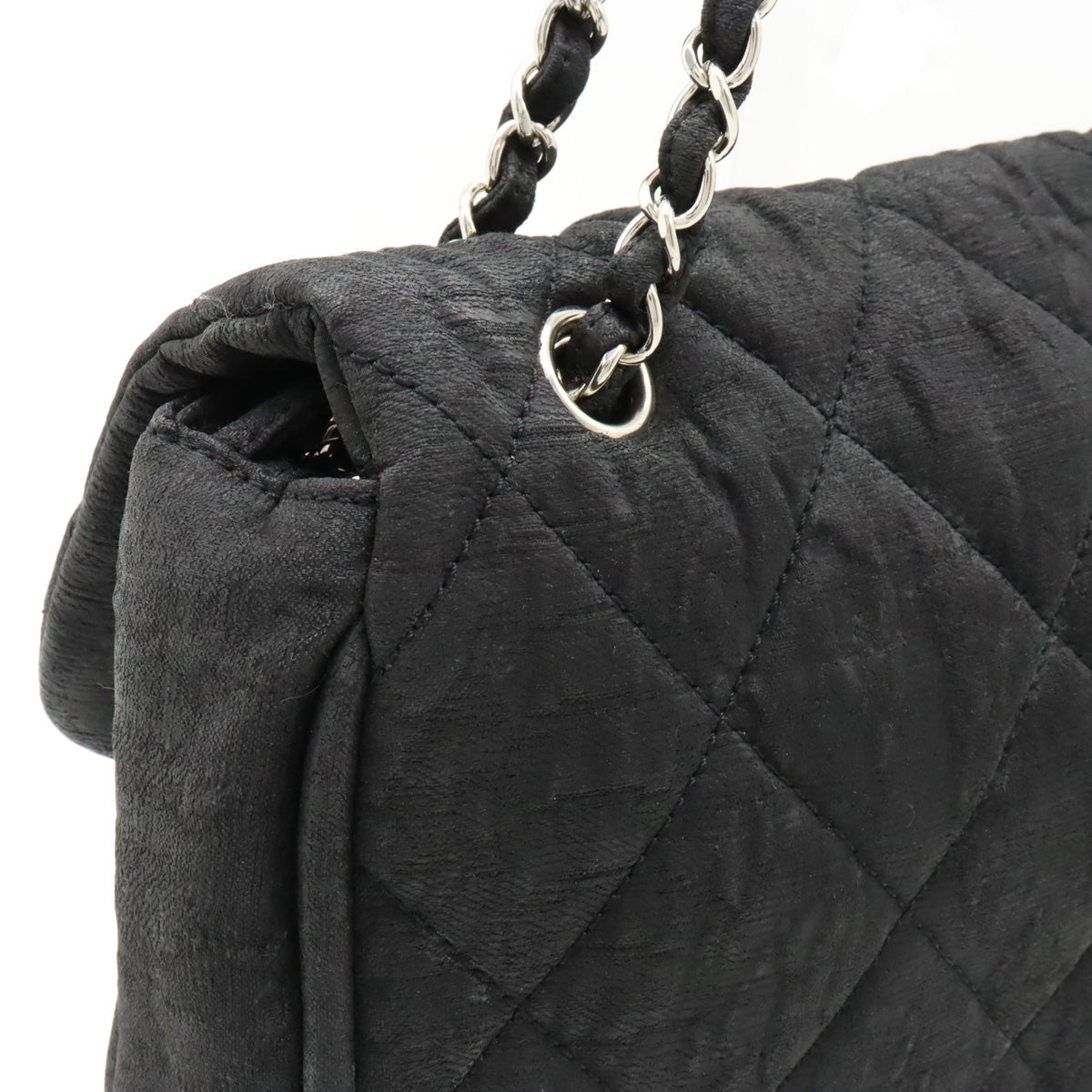 Chanel Matelasse Coco Mark Coated Nylon Chain Shoulder Bag A39078 in Good Condition