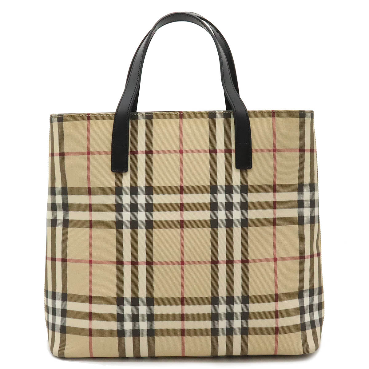 Burberry Nova Check PVC Leather Tote Bag in Great Condition