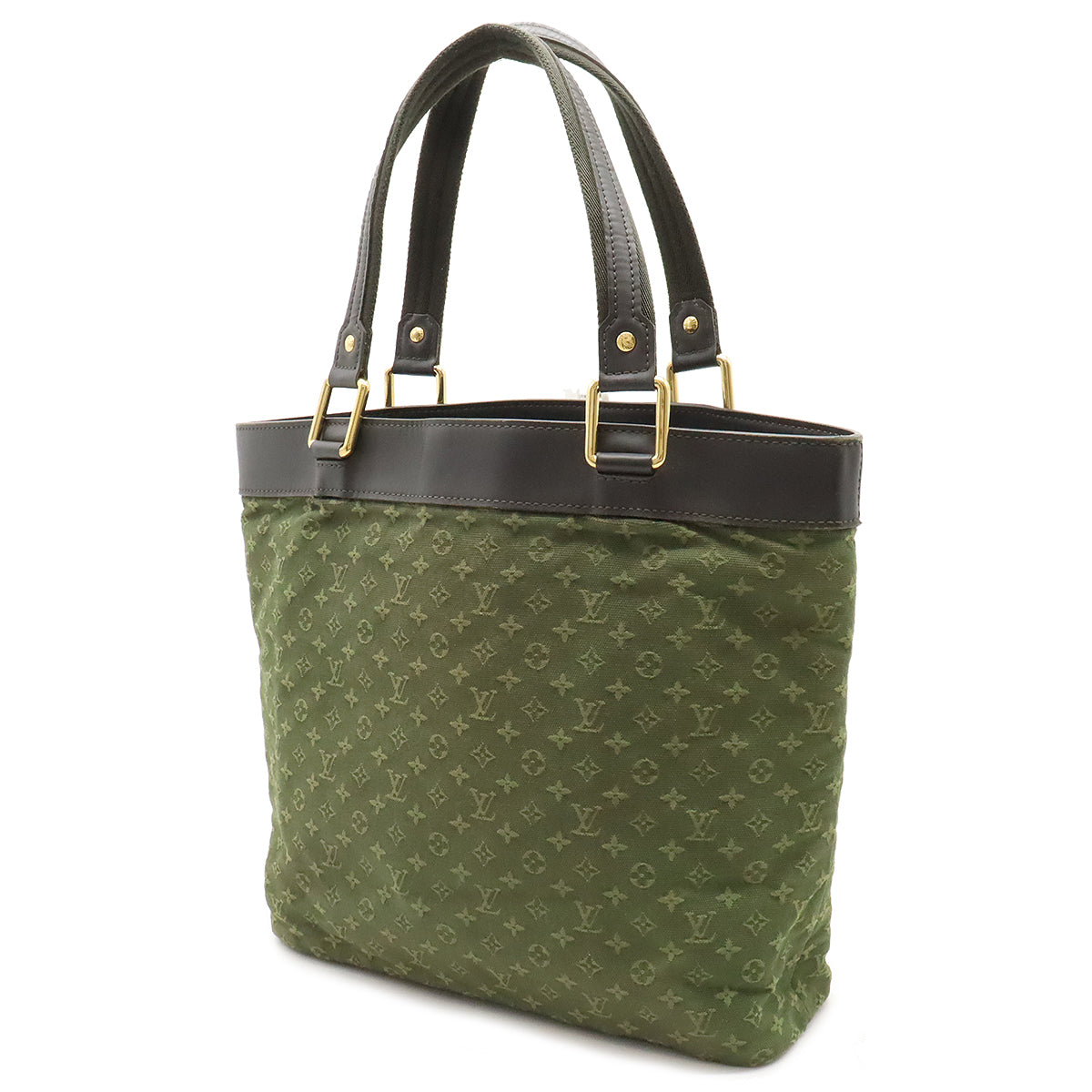 Louis Vuitton Monogram Mini Lucille GM Canvas Leather Tote Bag M92681 in Very Good Condition